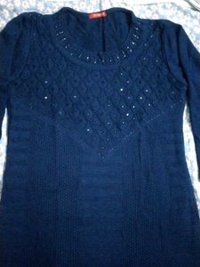 Elegant wool Navy Blue kurta