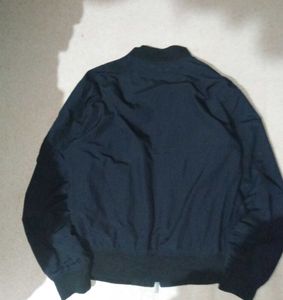 black bomber jacket