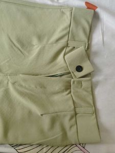 Classy Lime Green Women Trousers