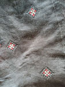 Grey Embroidered Kurta Set
