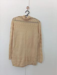 Cozy Beige Knit Sweater