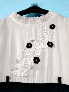 Elegant Contrast Dress
