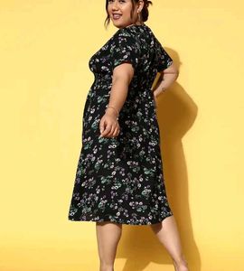 Floral Print Midi Dress