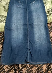 Stretchable Denim Skert