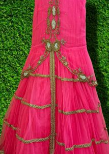 Radiant Pink Princess Gown