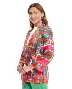 Zara Colorful Kimono Women Jacket - freesize