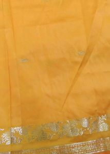 Yellow Katan Saree