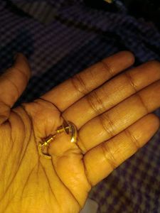 18crt gold hoops earrings