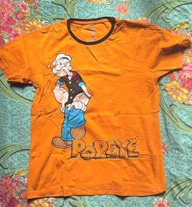 Attractive Vintage Popeye Graphic Tee