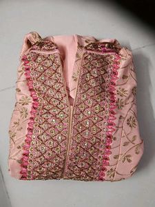 Elegant Pink Embroidered Kurti