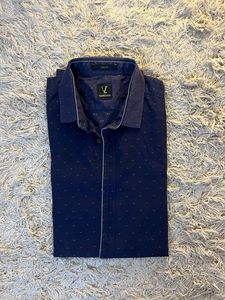 Van Heusen Blue Patterned Shirt