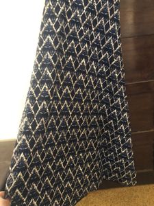 Printed Dark Blue Gown👗