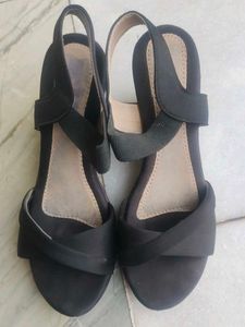 Black Heeled Sandals