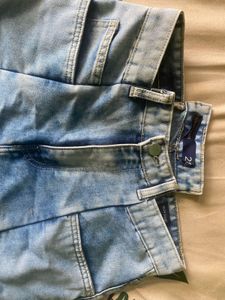 Wide Leg Denim Jeans