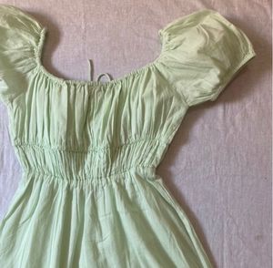 Pastel Green Dress