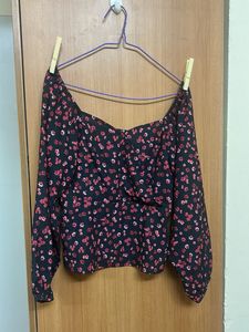 Floral Print Long Sleeve Top