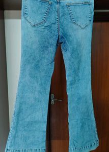 Flared Light Wash Jeans