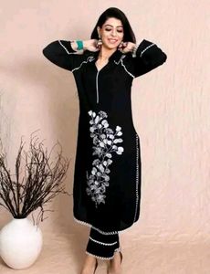 beautiful Kadai kurti pant set