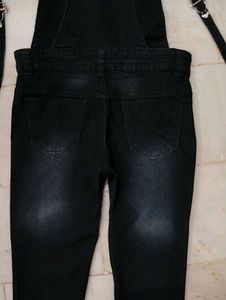 Black Denim overalls