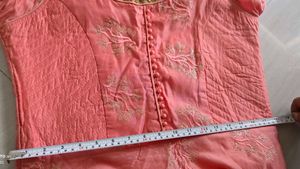 Peach Ethnic Gown