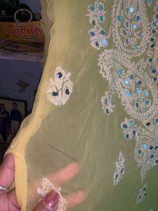 Yellow Embellished Kurti