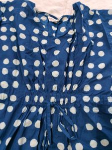 KAFTAN BLUE TOP FOR WOMEN.