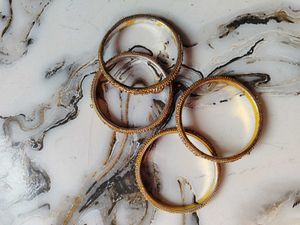 Partywear Bangles, Golden Shine Beads