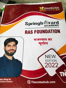 Rajasthan RAs Handwriting Notes Springboard