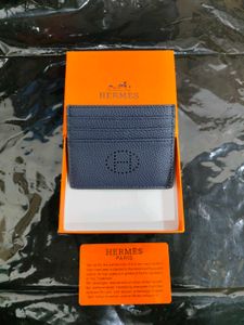 Hermes Card Holder &#34;Navy&#34;