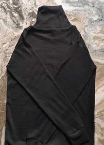 Black Turtleneck Top