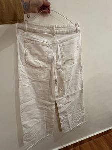 White Wide Legged  Denim