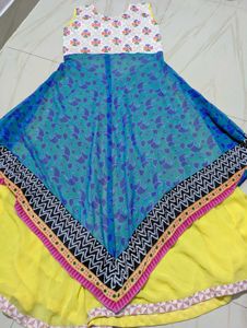 Yellow Party Wear Beautiful Dress