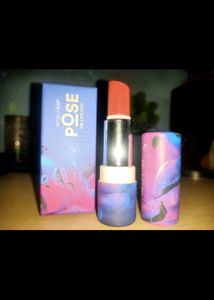 MyGlamm Pose HD lipstick soft pink peach colour