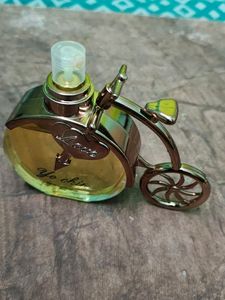 Perfume Rose Gold  In Bicycle Model Bottle