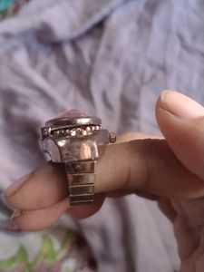 Ring with watch