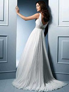 Elegant White Embellished Gown