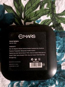Mars Wonder Long Lasting Highlighter- Rose Gold
