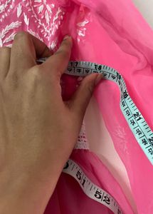 Pink Embroidered Kurta