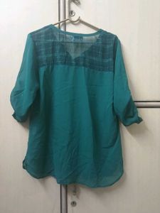 Green Casual Top