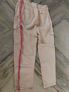 Beige Cargo Pants