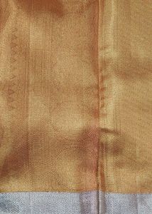 Pure Kanjivaram Golden Tissue Silk Saree