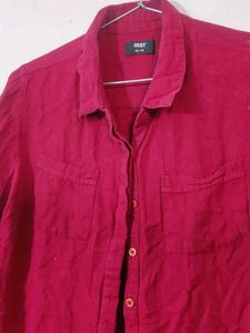 Maroon Soft Cotton Shirt