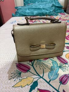 Golden Sling bag Without Strip