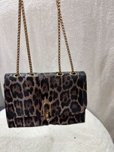 Leopard Print Chain Bag