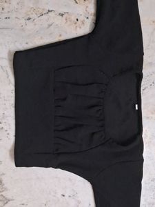 Black Crop Top