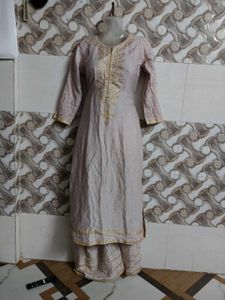 Embroidered Kurta Palazzo Set fixed price