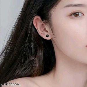 Black Pearl Korean Earring (12pairs)