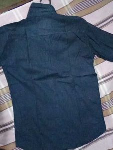 Navy Long Sleeve Button-Down Shirt