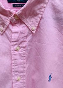 Ralph Lauren Pink Oxford Shirt - Custom Fit