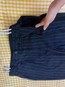 High rise Striped Trousers Waist 30